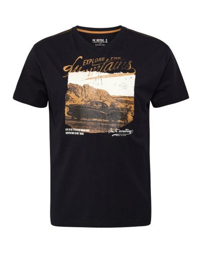 T-shirt nera oversize