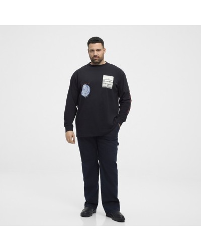 T-shirt manica lunga uomo calibrato