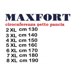 Camicia Maxfort taglie forti uomo manica lunga con taschino rigo bordo