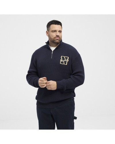 Maglione zip intera