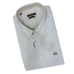Camicia Ascot Sport taglie forti uomo manica lunga con taschino e bottoni al collo articolo 3