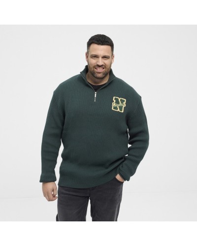 Maglione zip intera
