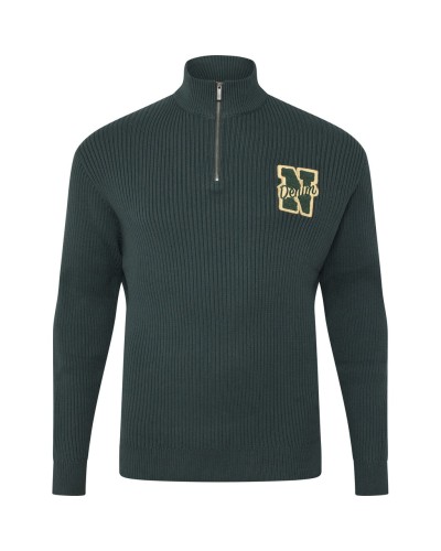 Maglione zip intera