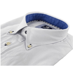 Camicia Ascot Sport taglie forti manica lunga bianco