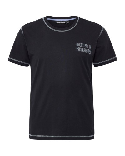 North latitude Denim Tee w/contrast Stitches