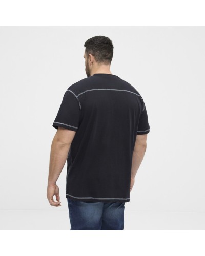 North latitude Denim Tee w/contrast Stitches