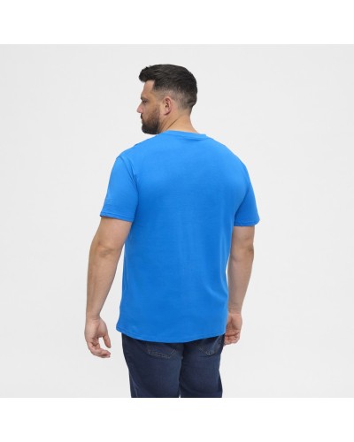 T-shirt blu royal mezza manica