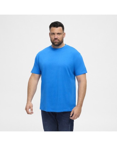 T-shirt blu royal mezza manica