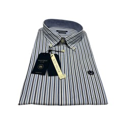 Camicia Ascot sport manica lunga cotone 100%