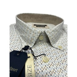 Camicia Ascot sport manica lunga cotone 100%