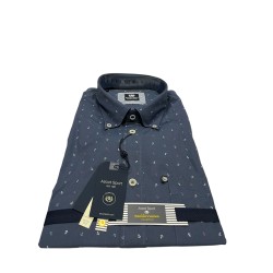 Camicia Ascot sport manica lunga cotone 100%