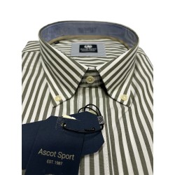 Camicia Ascot sport manica lunga cotone 100%