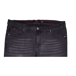 Jeans nero sabbiato easy Maxfort extra comfort semi-elastico