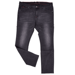 Jeans nero sabbiato easy Maxfort extra comfort semi-elastico