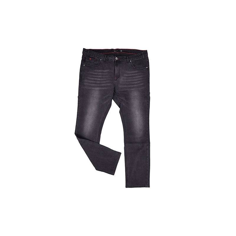 Jeans nero sabbiato easy Maxfort extra comfort semi-elastico