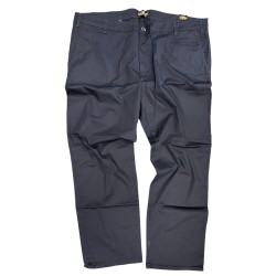 Pantalone Taglie Forti Uomo Blu Notte classico/sportivo Nostop