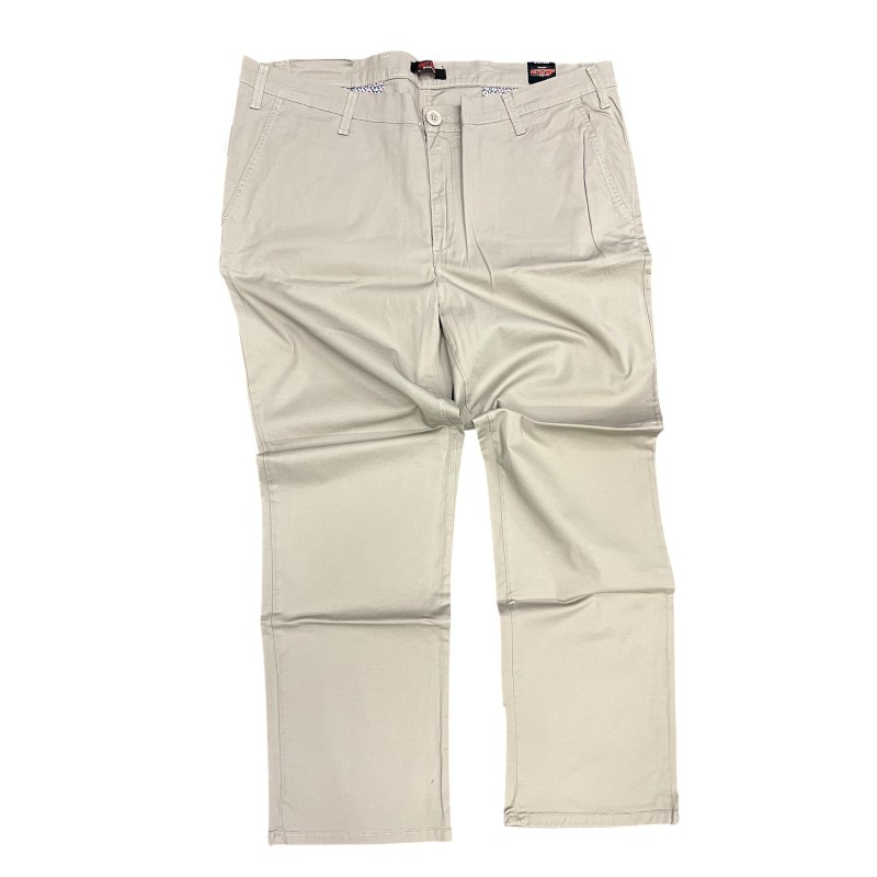 Pantalone Nostop classico/sportivo beige 100%cotone art.Barry