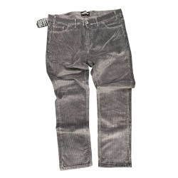Pantalone Velluto grigio Nostop