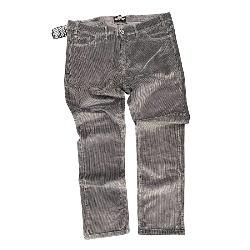 Pantalone Velluto grigio Nostop