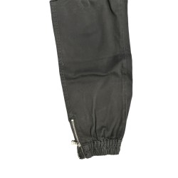 Cargo Sportivo Nero con elastico Blocco38 con taschoni laterali