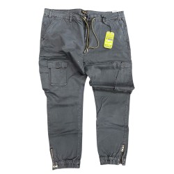 Cargo Blocco38 con elastico Blu