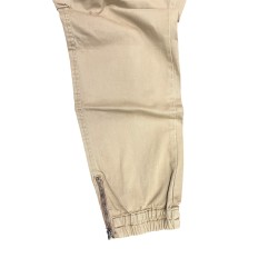 Cargo Blocco38 Beige con elastico sportivo