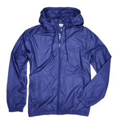 Giacca a Vento Uomo Taglie Forti con Cappuccio, Chiusura con Zip, due Tasche con Zip Contrasto.  Disponibilità Taglie: Dalla 3XL
