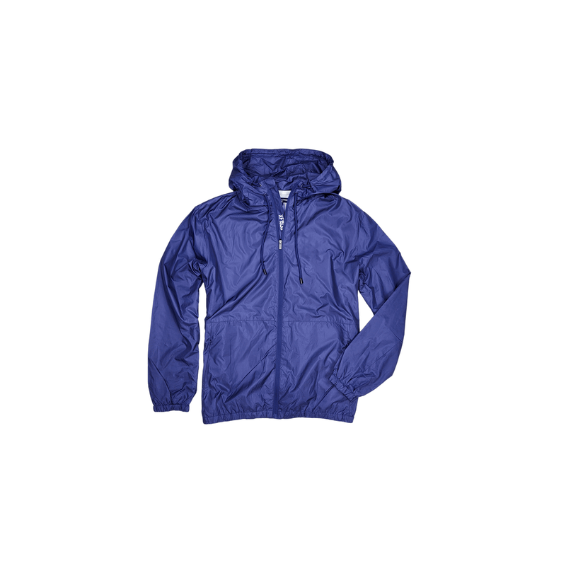 Giacca a Vento Uomo Taglie Forti con Cappuccio, Chiusura con Zip, due Tasche con Zip Contrasto.  Disponibilità Taglie: Dalla 3XL