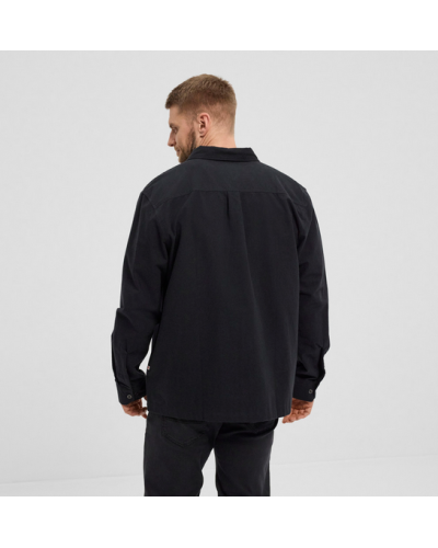 Taglie forti uomo camicia nera