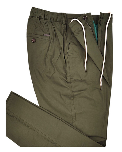 Pantalaccio verde militare cotone taglie forti