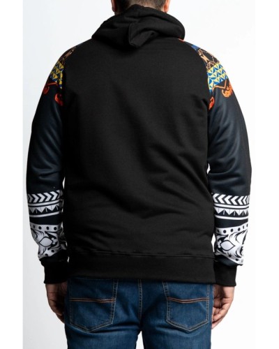 Felpa uomo zip intera cotone