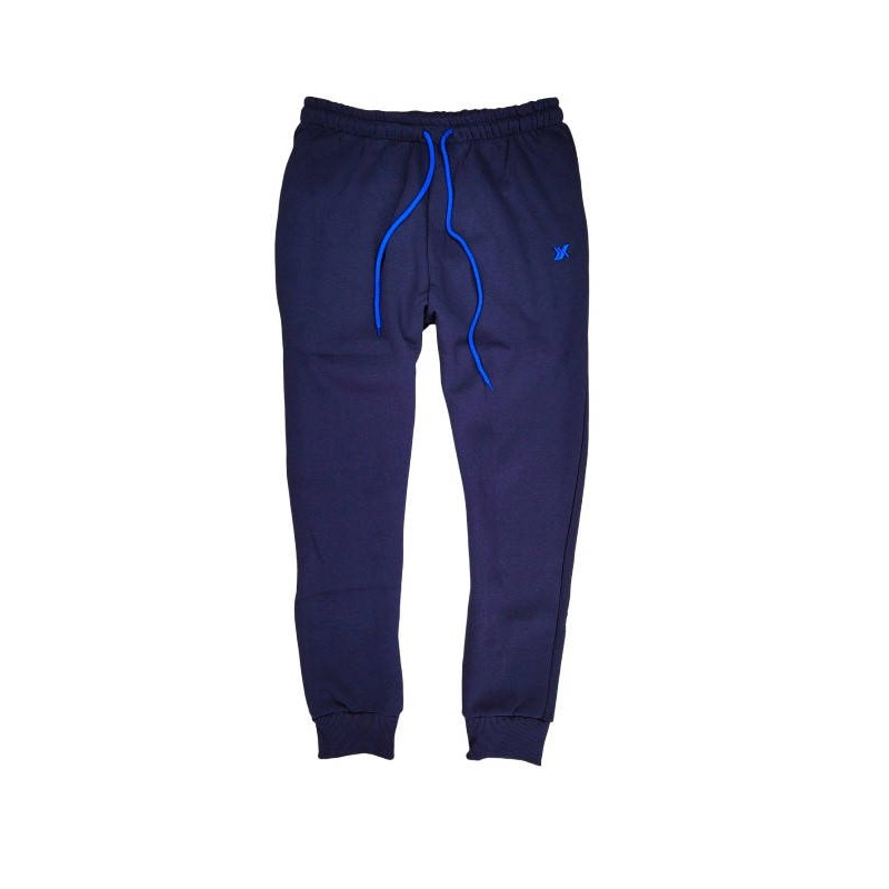 Pantalone tuta invernale, in cotone felpato morbido e liscio, elastico in vita con laccetto regolabile, ed elastici alle cavigli