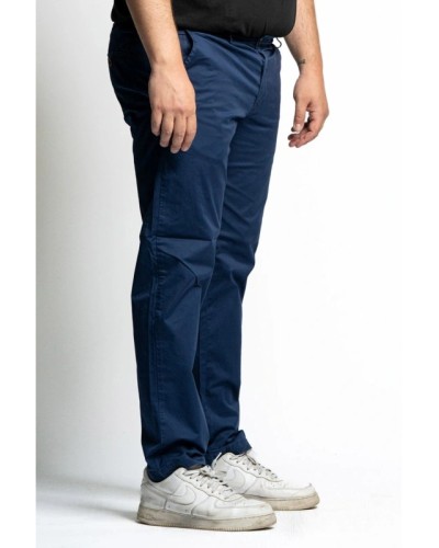 Pantalone uomo taglie forti blu