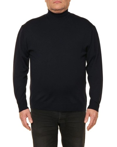 Maglione collo alto taglie forti uomo