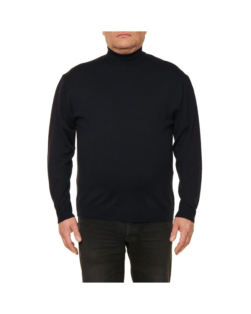 Maglione collo alto taglie forti uomo