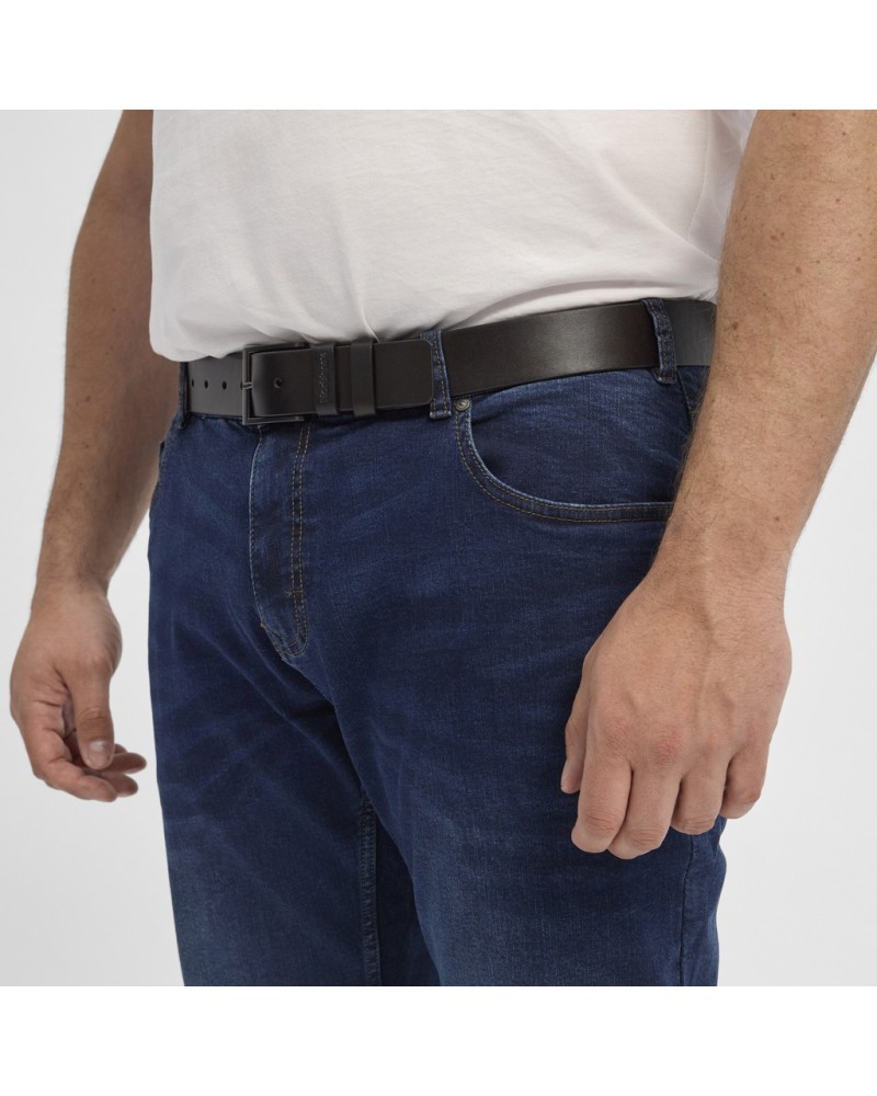 Cintura nera oversize North56 belt uomo