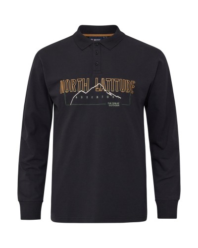 North Latitude Pique polo superflex LS taglie forti