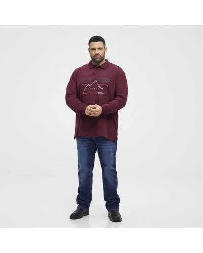 Polo bordo taglie forti uomo
