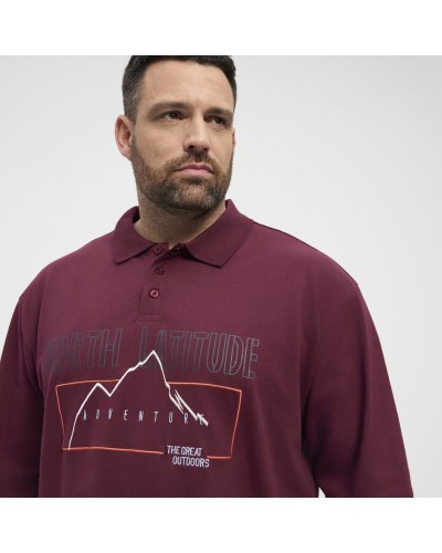 Polo bordo taglie forti uomo
