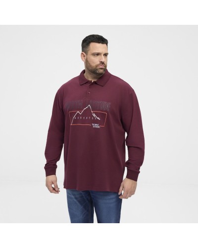 Polo bordo taglie forti uomo