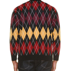 Maxfort maglione taglie forti uomo articolo 5914 nero/rosso